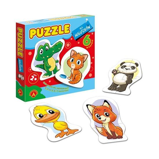 BABY PUZZLE dla maluszków ZWIERZĘTA 1