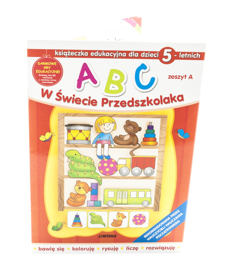 Książeczka edukacyjna ABC w Świecie Przedszkolaka dla dzieci 5-letnich, zeszyt A 1
