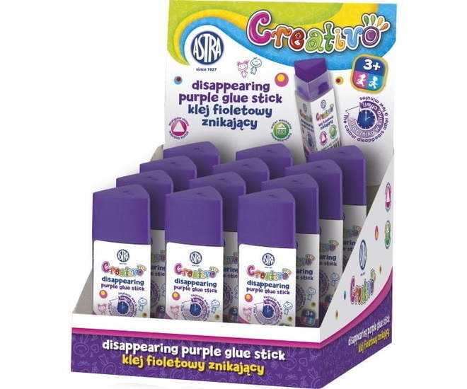 ASTRA CREATIVO klej znikający fioletowy ASTRA 12G 1