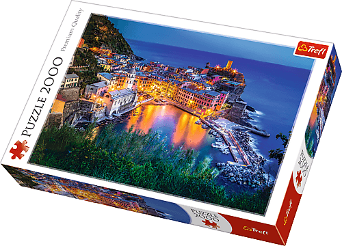 Puzzle 2000 Vernazza o zmroku 1