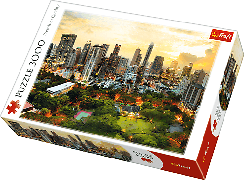 Puzzle 3000 Zachód Słońca w Bangkoku 1