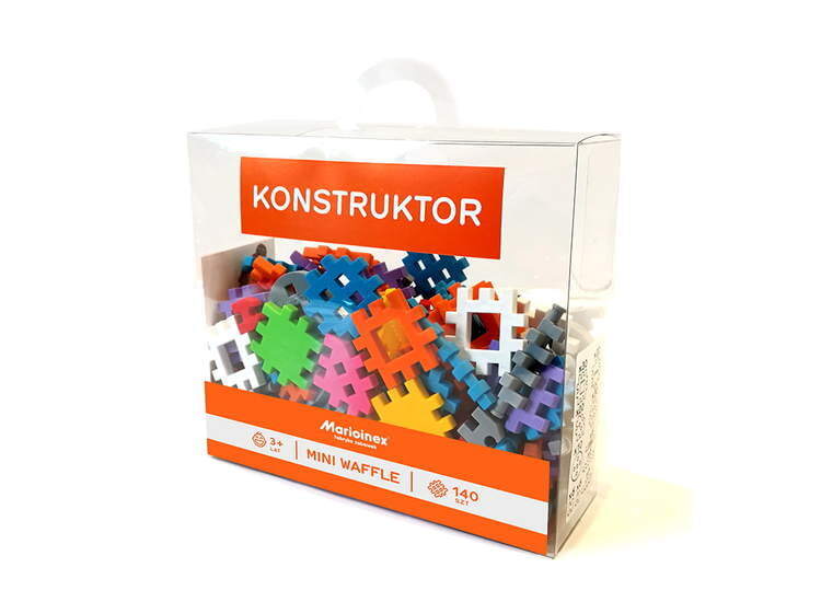 Klocki MINI WAFLE zestaw podstawowy 140el 1