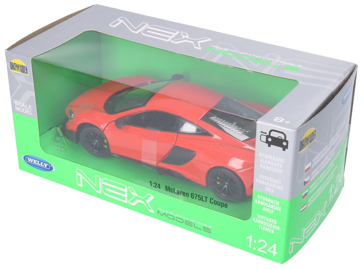 Auto McLAREN 675LT model metalowy WELLY 1