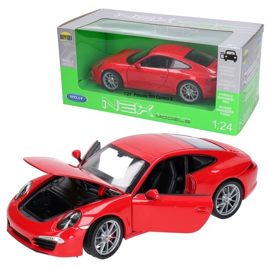 Auto PORSCHE 911 (991) Carrera S model metalowy WELLY 1
