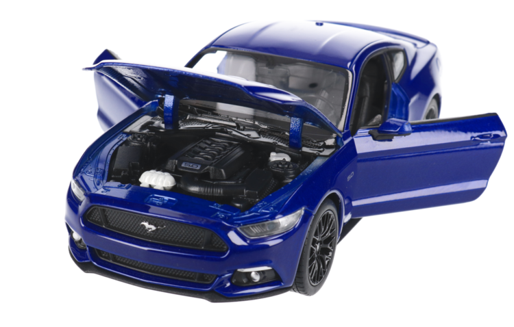 Auto FORD MUSTANG GT 2015 model metalowy WELLY 1:24 1