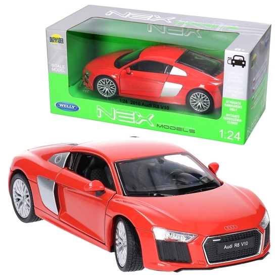 Auto AUDI R8 V10 model metalowy WELLY 1