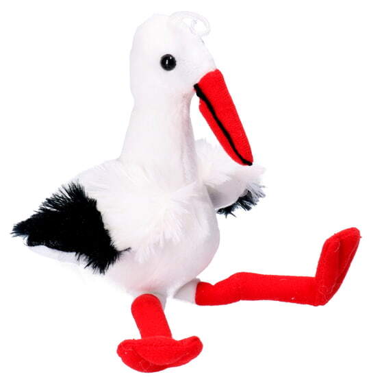 Maskotka bocian pluszowy 1
