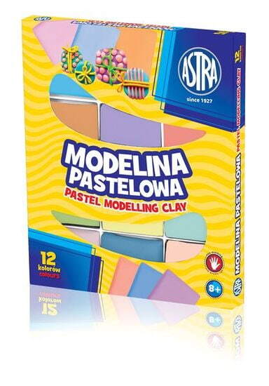 MODELINA PASTELOWA 12 KOLORÓW ASTRA 1