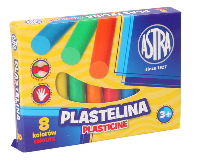 PLASTELINA 8 KOLORÓW ASTRA 1