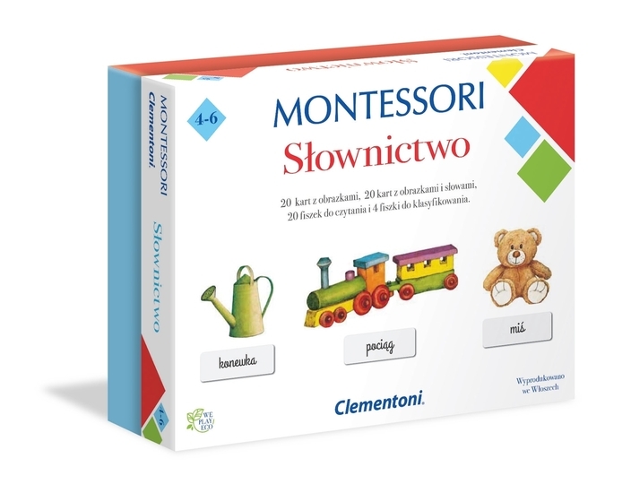 Gra edukacyjna MONTESSORI SŁOWNICTWO 1
