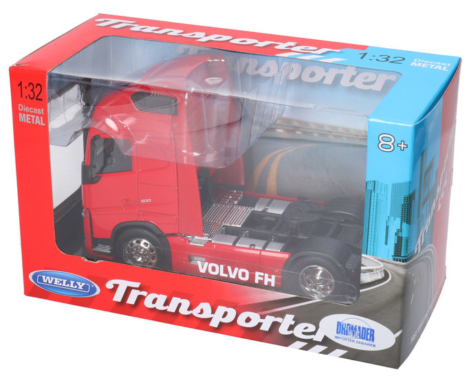Auto Tir Volvo FH - ciągnik siodłowy model metalowy WELLY 1