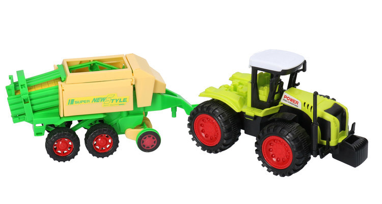 Traktor z przyczepą PRASA KOSTUJĄCA 1