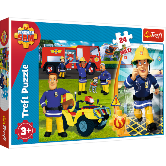 Puzzle 24 Maxi, Strażak Sam 1