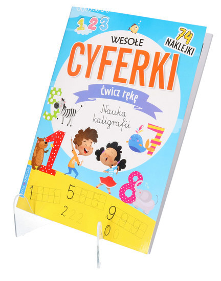 Książka Wesołe cyferki - nauka KALIGRAFII 1