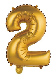 BALON FOLIOWY CYFRA „2” 1