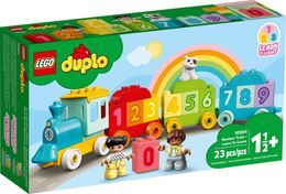 Klocki LEGO Duplo - Pociąg z cyferkami. Nauka liczenia 1