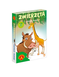 Karty Piotruś i memo ZWIERZĘTA 2w1 1