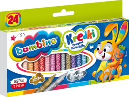 Kredki BAMBINO 24 kolory 1