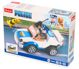 Klocki Sluban POLICJA auto policyjne 1