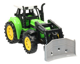 Traktor z łyżką, spychem 1
