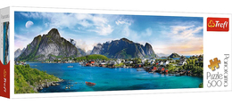 Puzzle 500 panorama Archipelag Lofoty NORWEGIA 1