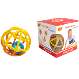 PIŁKA GRZECHOTKA SENSORYCZNA Smily Play 1