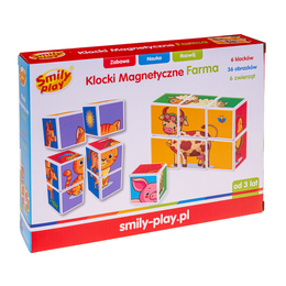 Klocki magnetyczne FARMA układanka Smily Play 1