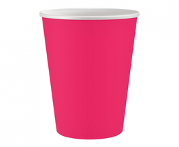 Kubeczki papierowe magenta 6szt 1
