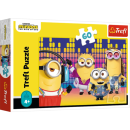 Puzzle 60 MINIONKI ROZRABIAJĄ 1