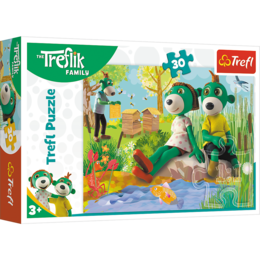 Puzzle 30 Trefliki nad stawem 1