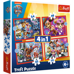 Puzzle 4w1 PSI PATROL w mieście 1