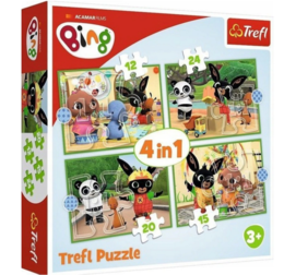 Puzzle 4w1 BING WESOŁY DZIEŃ 1