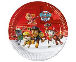 Talerzyki papierowe PSI PATROL 23cm 1