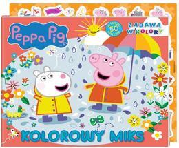 Kolorowanka ŚWINKA PEPPA Kolorowy miks 1