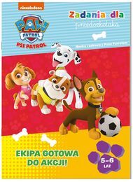 Książka EKIPA GOTOWA DO AKCJI Zadania dla przedszkolaka PSI PATROL 1