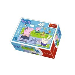 Puzzle 54 mini ŚWINKA PEPPA Gra w klasy 1