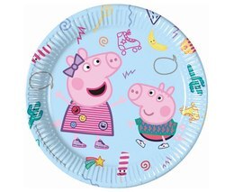 Talerzyki papierowe ŚWINKA PEPPA 23cm 1