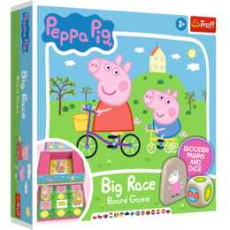 GRA PLANSZOWA Wielki wyścig ŚWINKA PEPPA 1