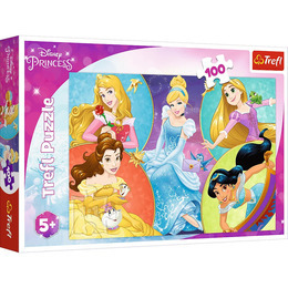 Puzzle 100 POZNAJ UROCZE KSIĘŻNICZKI  1