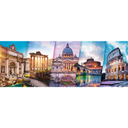 Puzzle 500 panorama PODRÓŻ DO WŁOCH  1