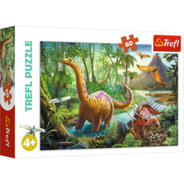 Puzzle 60 WĘDRÓWKA DINOZAUÓW  1