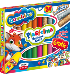 Plastelina  BAMBINO 24 kol. 1
