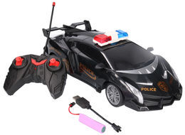 SPORTOWE AUTO STEROWANE NA RADIO POLICJA  1