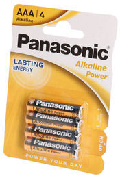 Baterie LR03 AAA - 4szt Panasonic Alkaline Power 1