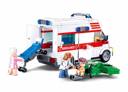 Klocki Sluban AMBULANS Kareta pogotowia 328el 1