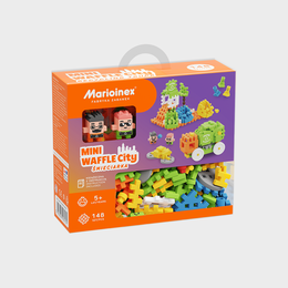 Klocki MINI WAFLE Śmieciarka 148el 1