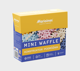 Klocki MINI WAFLE konstruktor PODRÓŻNIK 200el 1