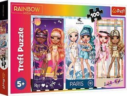Puzzle 100 RAINBOW HIGH Tęczowe laleczki 1
