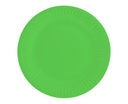 Talerzyki papierowe  pistacjowe 18 cm 1