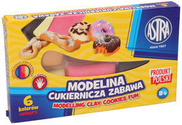 Modelina Astra cukiernicza zabawa 6 kolorów  1